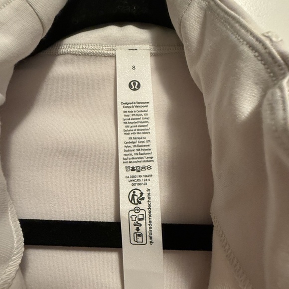 NWT Lululemon Define Jacket Luon Sparkle Bone Size 8 NEW With Tags - Picture 14 of 15